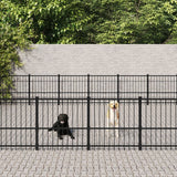 Gabbia per Cani da Esterno in Acciaio 33,87 m