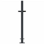 Cancello Giardino Antracite 105x105 cm in Acciaio Design Albero