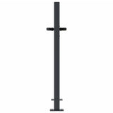 Cancello Giardino Antracite 105x105 cm in Acciaio Design Albero