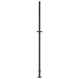 Cancello Giardino Antracite 105x205 cm in Acciaio Design Albero