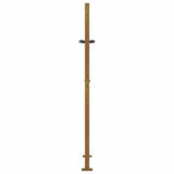 Cancello da Giardino 105x155 cm in Acciaio Corten Design Bambù