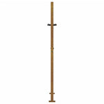 Cancello da Giardino105x155 cm Acciaio Corten Design Quadrato