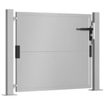 Cancello da Giardino 105x105 cm in Acciaio Corten