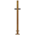 Cancello da Giardino 105x105 cm in Acciaio Corten