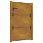 Cancello da Giardino 105x155 cm in Acciaio Corten