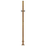 Cancello da Giardino 105x155 cm in Acciaio Corten