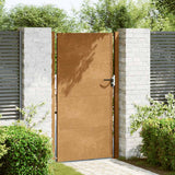 Cancello da Giardino 105x180 cm in Acciaio Corten