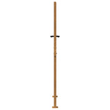 Cancello da Giardino 105x180 cm in Acciaio Corten