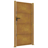 Cancello da Giardino 105x180 cm in Acciaio Corten