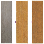 Cancello da Giardino 105x180 cm in Acciaio Corten