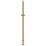 Cancello da giardino 100x175 cm in acciaio Corten con design ad albero