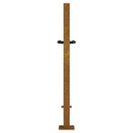 Cancello da Giardino 105x105 cm in Acciaio Corten Design Erba