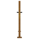 Cancello da Giardino 105x105 cm in Acciaio Corten Design Erba