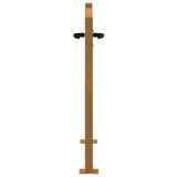 Cancello da giardino 100x100 cm in acciaio Corten con design erba
