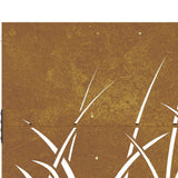 Cancello da Giardino 105x105 cm in Acciaio Corten Design Erba