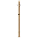 Cancello da giardino 100x150 cm in acciaio Corten con design erba