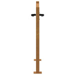 Cancello da Giardino 105x105 cm Acciaio Corten Design Quadrato