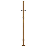 Cancello da Giardino105x155 cm Acciaio Corten Design Quadrato