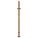 Cancello da Giardino105x155 cm Acciaio Corten Design Quadrato