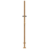 Cancello da giardino 100x200 cm in acciaio Corten design quadrato