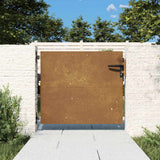 Cancello da giardino 85x75 cm in acciaio Corten