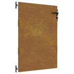 Cancello da Giardino 85x150 cm in Acciaio Corten