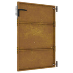 Cancello da Giardino 85x150 cm in Acciaio Corten