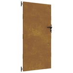 Cancello da Giardino 85x175 cm in Acciaio Corten