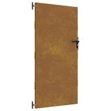 Cancello da Giardino 85x175 cm in Acciaio Corten