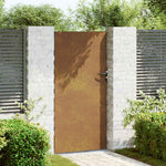 Cancello da Giardino 85x175 cm in Acciaio Corten