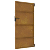 Cancello da Giardino 85x175 cm in Acciaio Corten