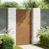 Cancello da Giardino 85x200 cm in Acciaio Corten