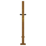Cancello da Giardino 105x80 cm in Acciaio Corten