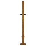 Cancello da giardino 100x75 cm in acciaio Corten