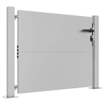 Cancello da Giardino 105x105 cm in Acciaio Corten