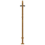 Cancello da Giardino 105x130 cm in Acciaio Corten