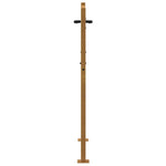 Cancello da Giardino 105x155 cm in Acciaio Corten