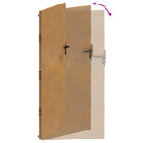 Cancello da giardino 105x180 cm in acciaio Corten