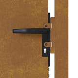 Cancello da giardino 100x175 cm in acciaio Corten