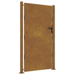 Cancello da Giardino 105x205 cm in Acciaio Corten