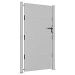 Cancello da Giardino 105x205 cm in Acciaio Corten