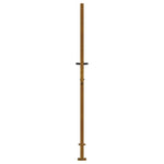 Cancello da Giardino 105x205 cm in Acciaio Corten