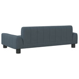 Lettino per Cani Grigio Scuro 90x53x30 cm in Tessuto