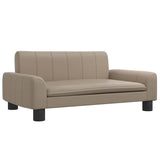 Lettino per Cani Cappuccino 70x45x30 cm in Similpelle