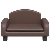 Lettino per Cani Marrone 50x40x30 cm in Similpelle