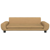 Lettino per Cani Marrone 100x54x33 cm in Velluto