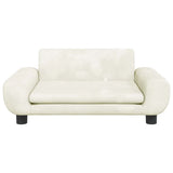 Lettino per Cani Crema 70x45x33 cm in Velluto