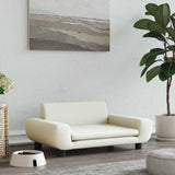 Lettino per Cani Crema 70x45x33 cm in Velluto