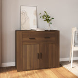 Credenza Rovere Marrone 80x33x70 cm in Legno truciolato