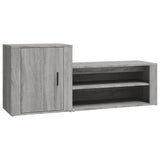 Scarpiera Grigio Sonoma 130x35x54 cm in Legno truciolato
